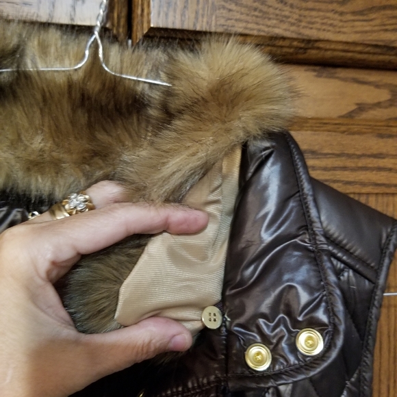 EUC Talbots vest small brown - Picture 7 of 12